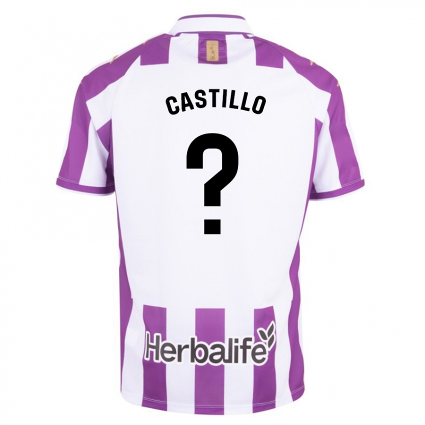 Kinder Gonzalo Castillo #0 Lila Heimtrikot Trikot 2023/24 T-Shirt