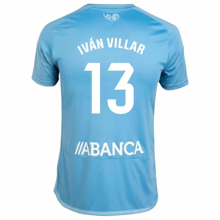 Kinder Iván Villar #13 Blau Heimtrikot Trikot 2023/24 T-Shirt
