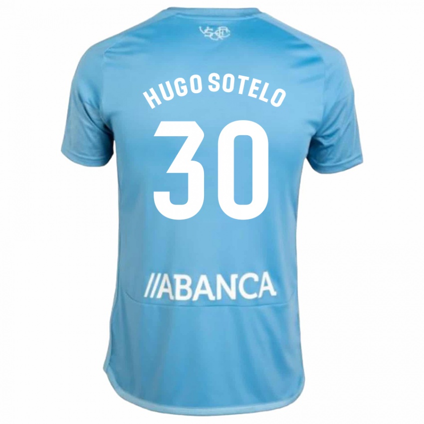 Kinder Hugo Sotelo #30 Blau Heimtrikot Trikot 2023/24 T-Shirt