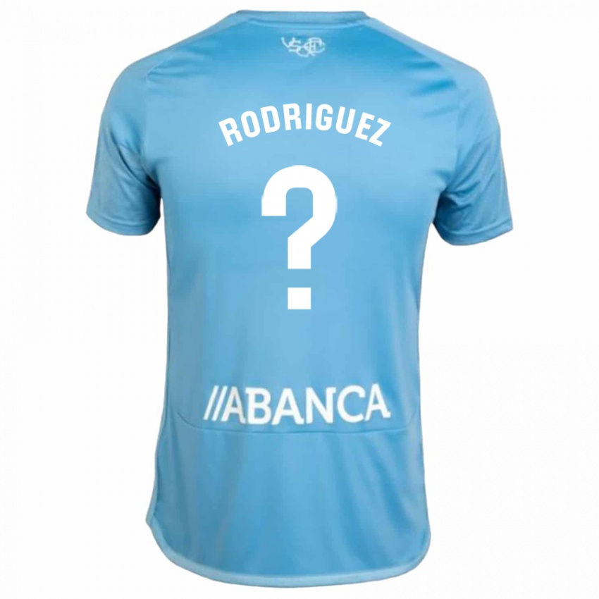 Kinder Manu Rodríguez #0 Blau Heimtrikot Trikot 2023/24 T-Shirt