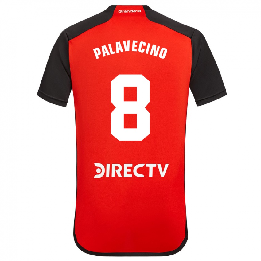 Kinder Agustin Palavecino #8 Rot Auswärtstrikot Trikot 2023/24 T-Shirt
