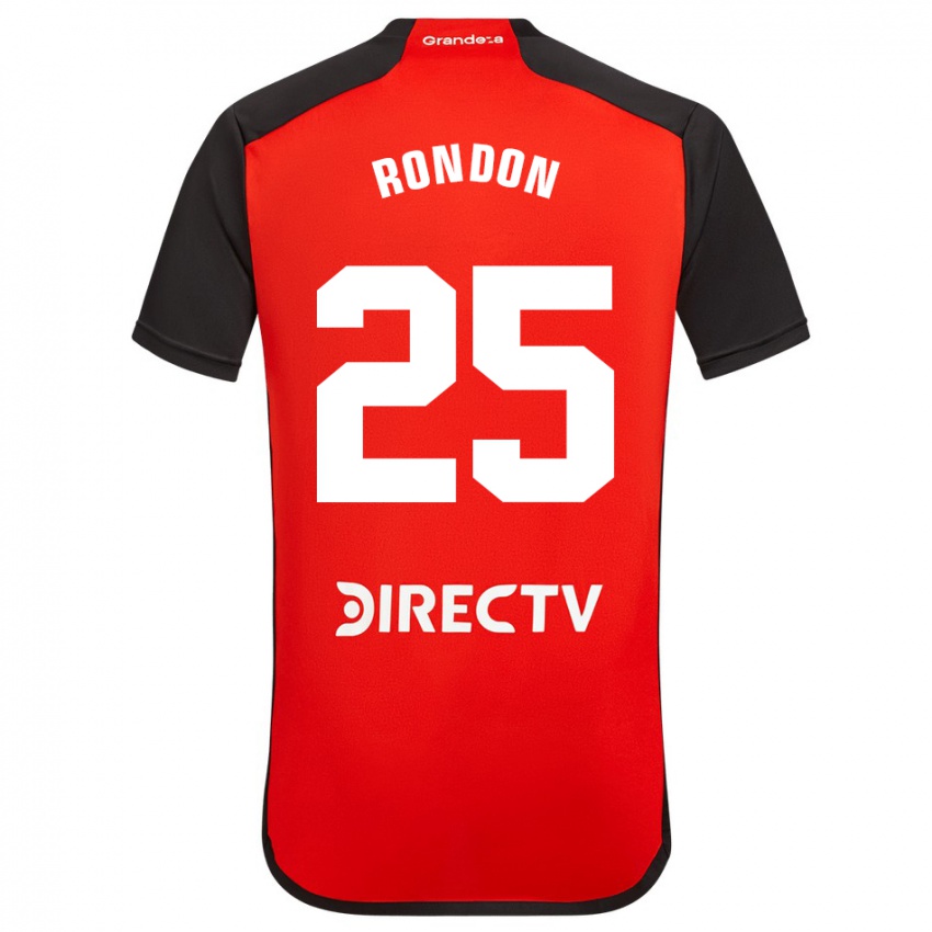 Kinder Salomón Rondón #25 Rot Auswärtstrikot Trikot 2023/24 T-Shirt