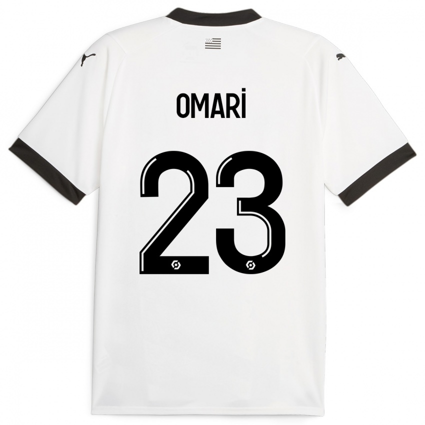 Kinder Warmed Omari #23 Weiß Auswärtstrikot Trikot 2023/24 T-Shirt