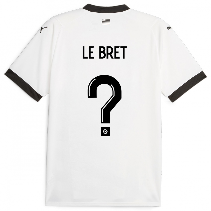 Kinder Noah Le Bret #0 Weiß Auswärtstrikot Trikot 2023/24 T-Shirt