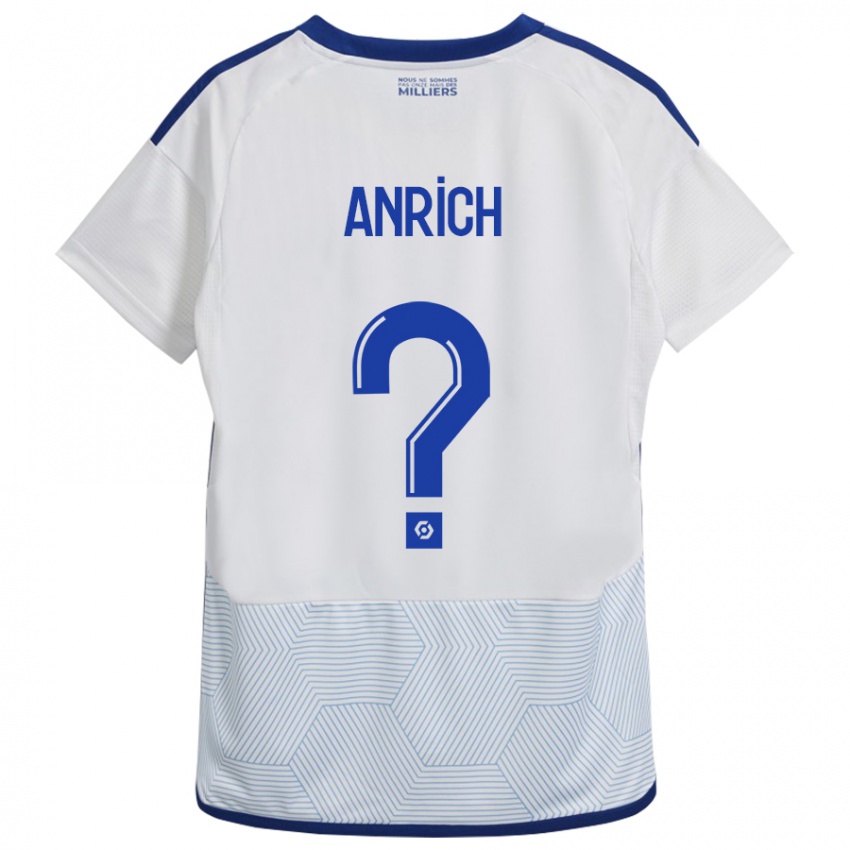 Kinder Melchior Anrich #0 Weiß Auswärtstrikot Trikot 2023/24 T-Shirt