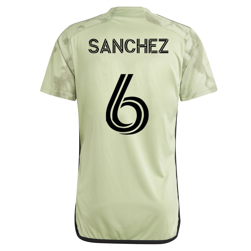 Kinder Ilie Sánchez #6 Grün Auswärtstrikot Trikot 2023/24 T-Shirt