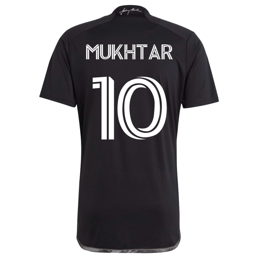 Kinder Hany Mukhtar #10 Schwarz Auswärtstrikot Trikot 2023/24 T-Shirt