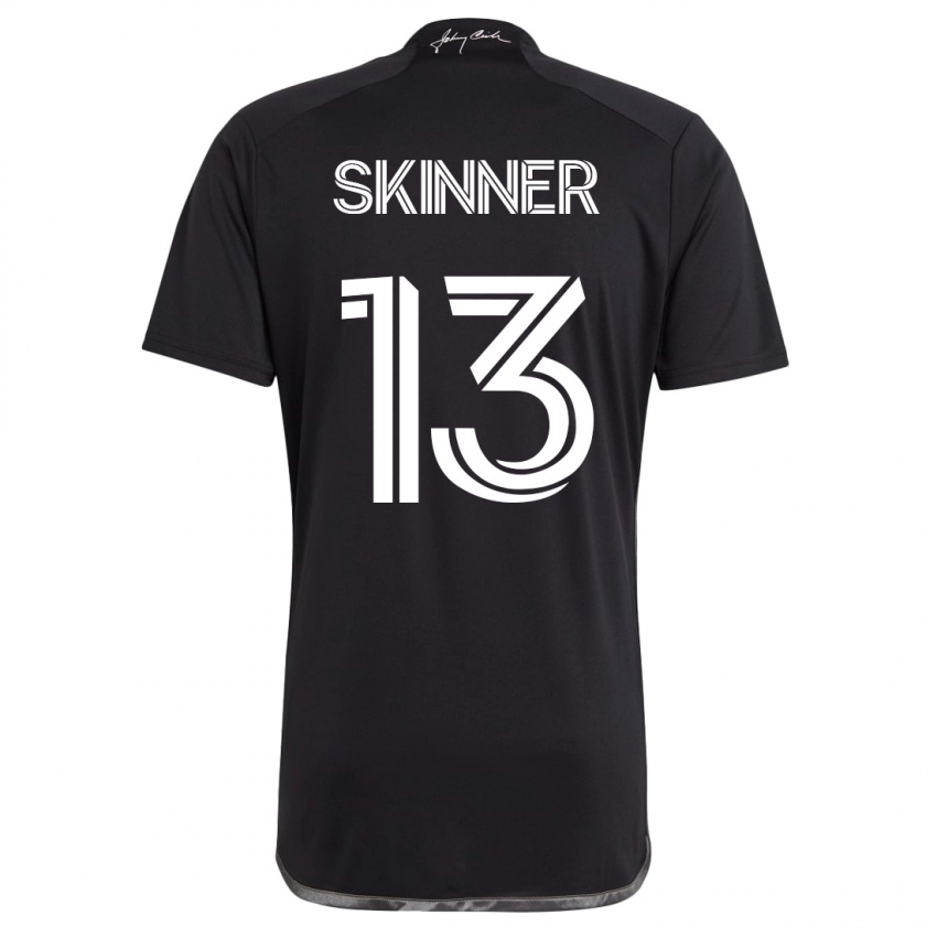 Kinder Joey Skinner #13 Schwarz Auswärtstrikot Trikot 2023/24 T-Shirt
