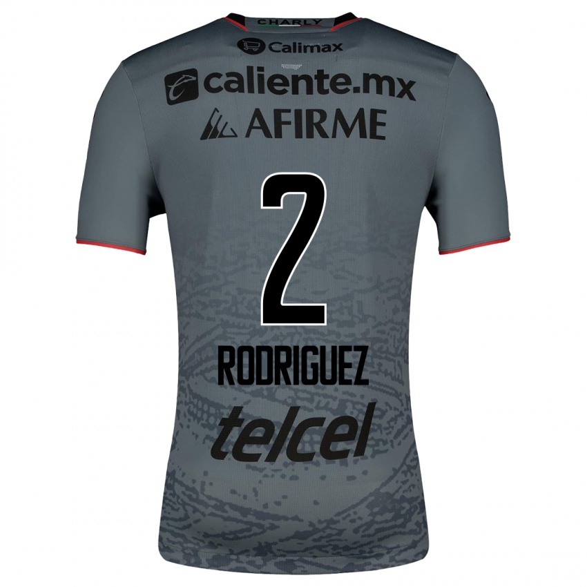 Kinder Antonio Rodríguez #2 Grau Auswärtstrikot Trikot 2023/24 T-Shirt