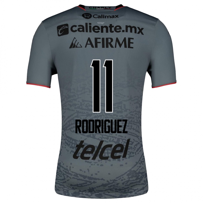 Kinder Lucas Rodríguez #11 Grau Auswärtstrikot Trikot 2023/24 T-Shirt