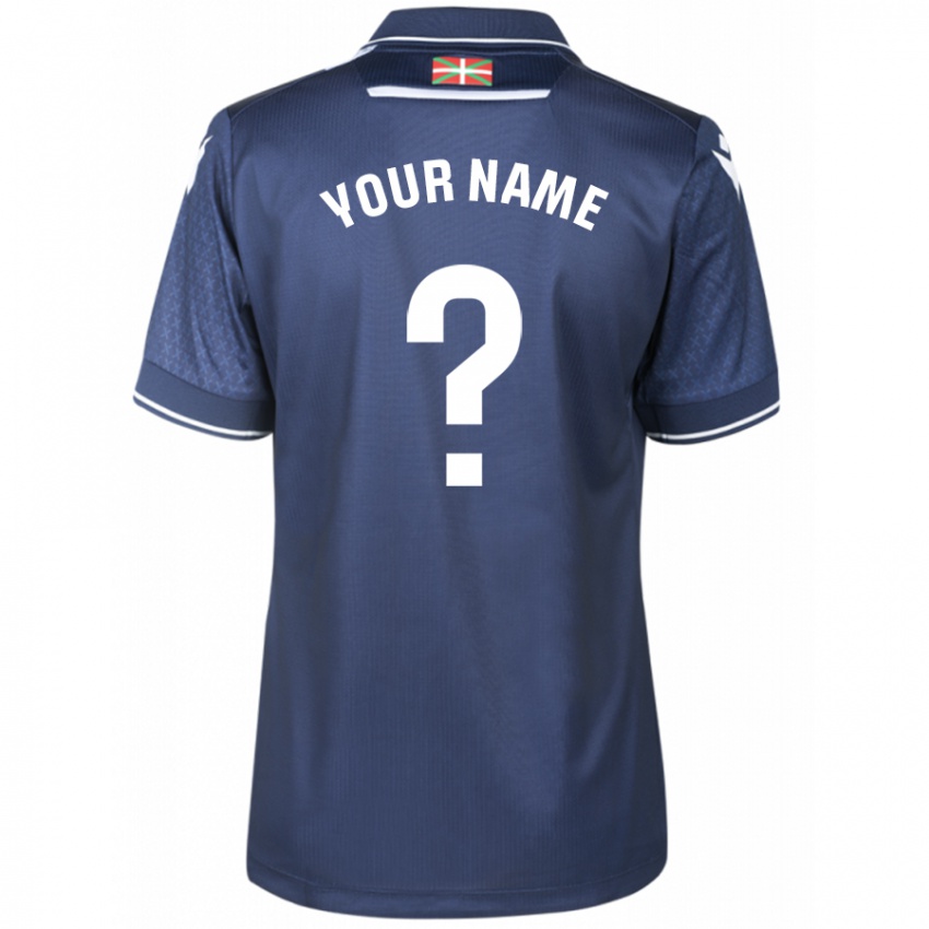 Kinder Ihren Namen #0 Marine Auswärtstrikot Trikot 2023/24 T-Shirt