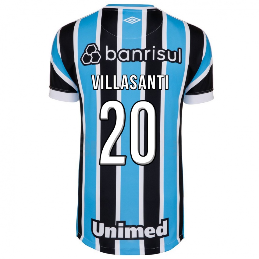 Herren Mathías Villasanti #20 Blau Heimtrikot Trikot 2023/24 T-Shirt