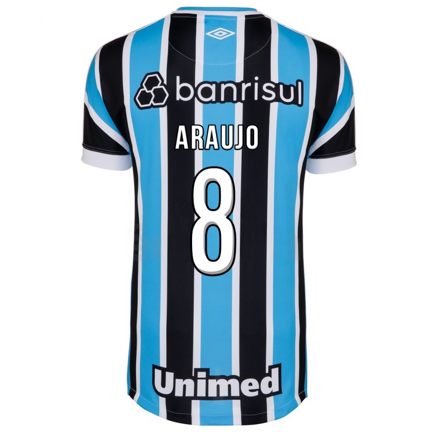 Herren Caio Araujo #8 Blau Heimtrikot Trikot 2023/24 T-Shirt