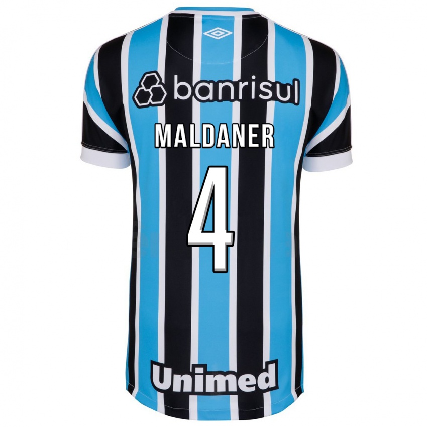 Herren Pati Maldaner #4 Blau Heimtrikot Trikot 2023/24 T-Shirt