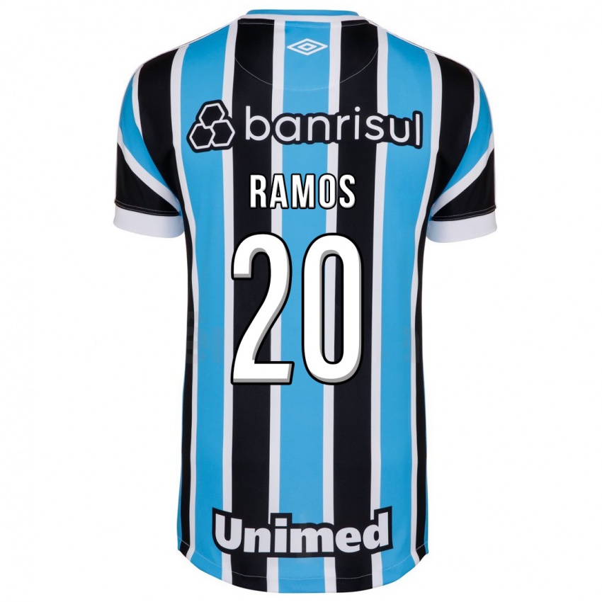 Herren Mónica Ramos #20 Blau Heimtrikot Trikot 2023/24 T-Shirt