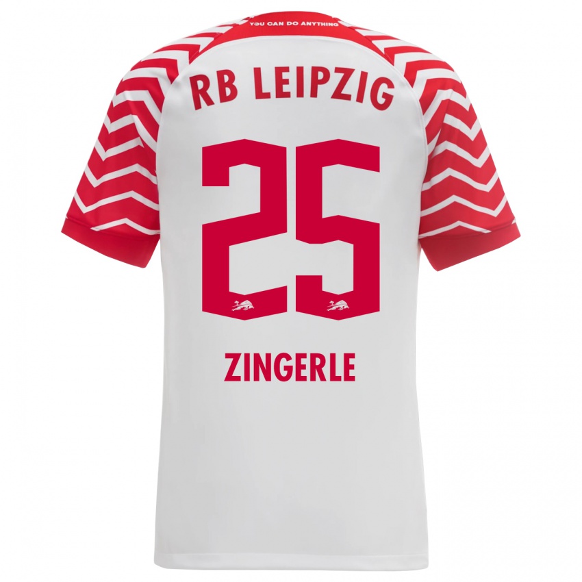 Herren Leopold Zingerle #25 Weiß Heimtrikot Trikot 2023/24 T-Shirt