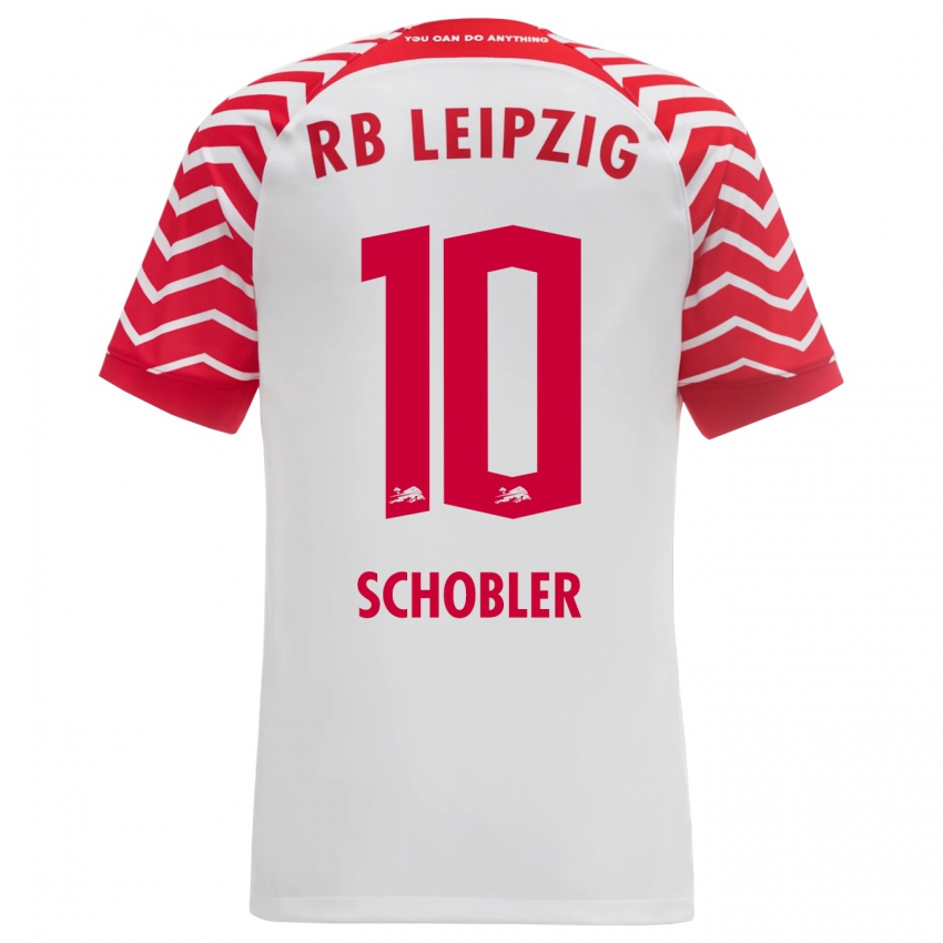 Herren Laurin Schößler #10 Weiß Heimtrikot Trikot 2023/24 T-Shirt