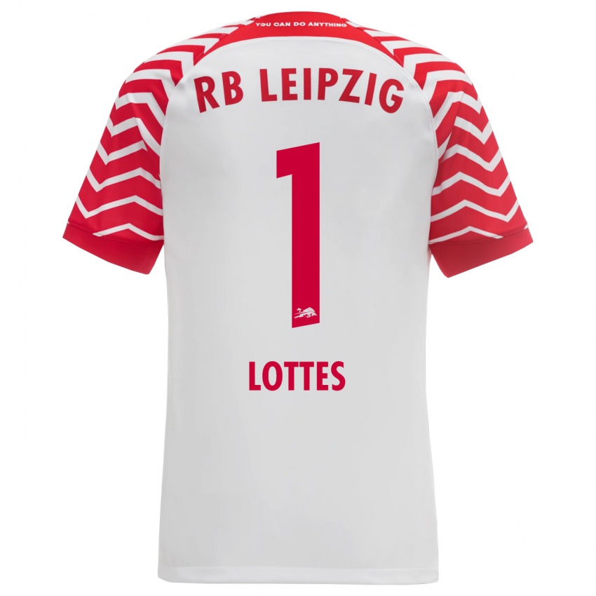 Herren Benjamin Lottes #1 Weiß Heimtrikot Trikot 2023/24 T-Shirt