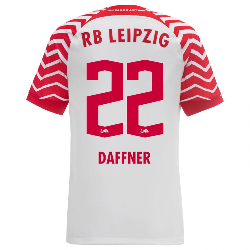 Herren Felix Daffner #22 Weiß Heimtrikot Trikot 2023/24 T-Shirt