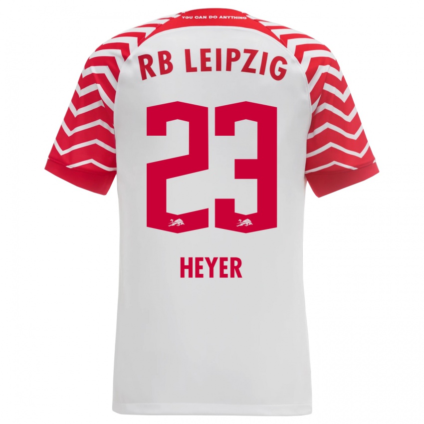 Herren Friedrich Heyer #23 Weiß Heimtrikot Trikot 2023/24 T-Shirt
