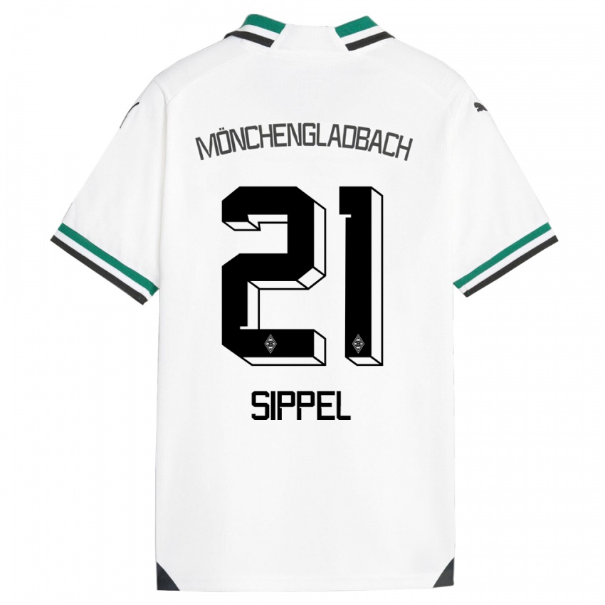 Herren Tobias Sippel #21 Weiß Grün Heimtrikot Trikot 2023/24 T-Shirt
