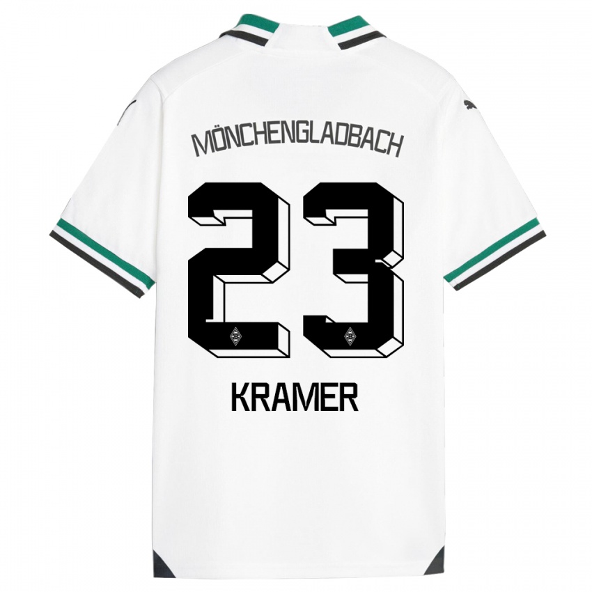 Herren Christoph Kramer #23 Weiß Grün Heimtrikot Trikot 2023/24 T-Shirt