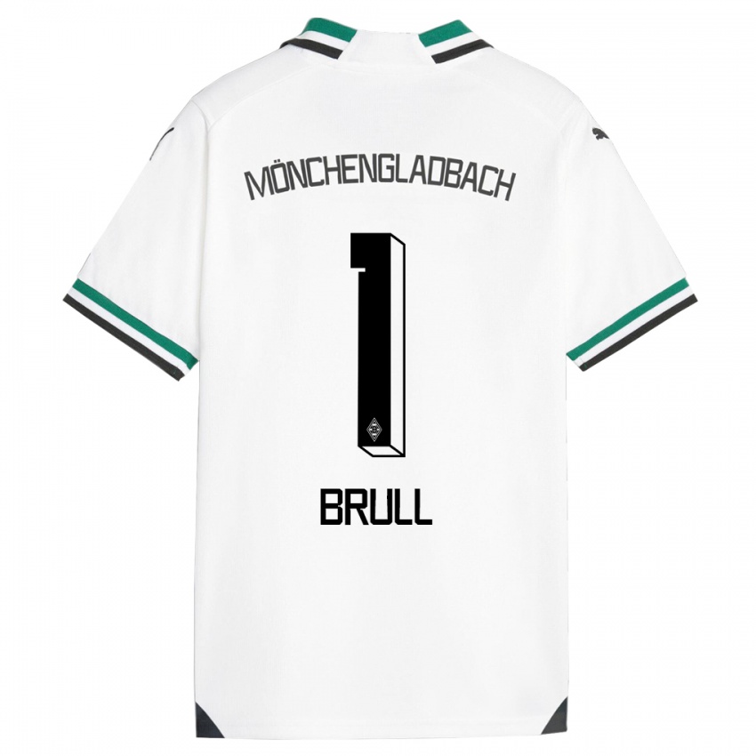 Herren Maximilian Brüll #1 Weiß Grün Heimtrikot Trikot 2023/24 T-Shirt