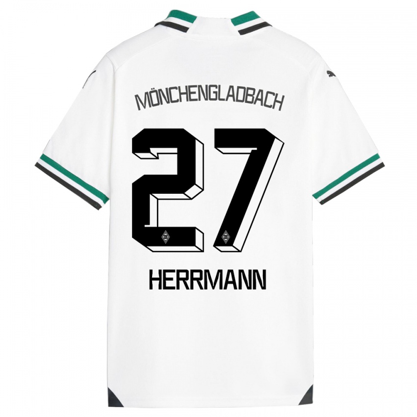 Herren Michelle Herrmann #27 Weiß Grün Heimtrikot Trikot 2023/24 T-Shirt