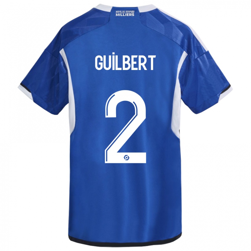 Herren Frederic Guilbert #2 Blau Heimtrikot Trikot 2023/24 T-Shirt