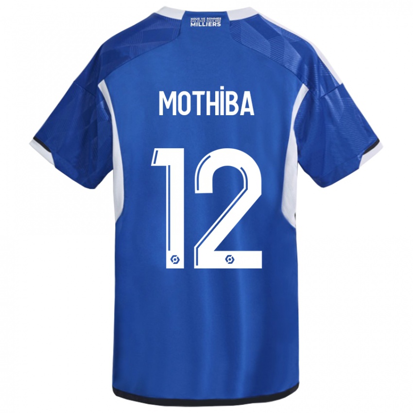 Herren Lebo Mothiba #12 Blau Heimtrikot Trikot 2023/24 T-Shirt