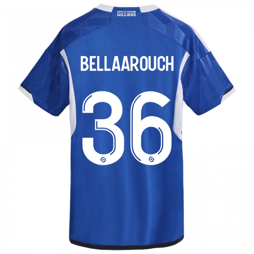 Herren Alaa Bellaarouch #36 Blau Heimtrikot Trikot 2023/24 T-Shirt