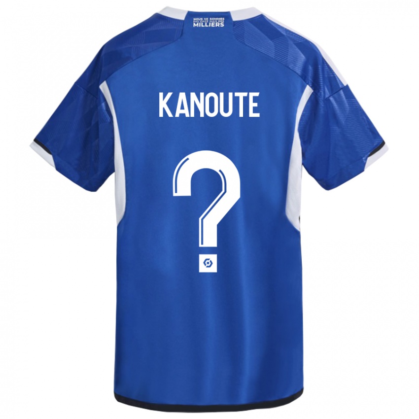 Herren Mahamadou Kanouté #0 Blau Heimtrikot Trikot 2023/24 T-Shirt