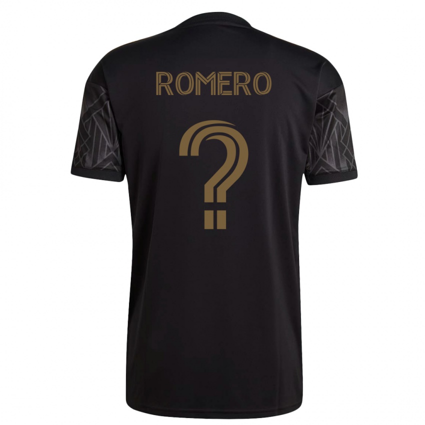 Herren James Romero #0 Schwarz Heimtrikot Trikot 2023/24 T-Shirt
