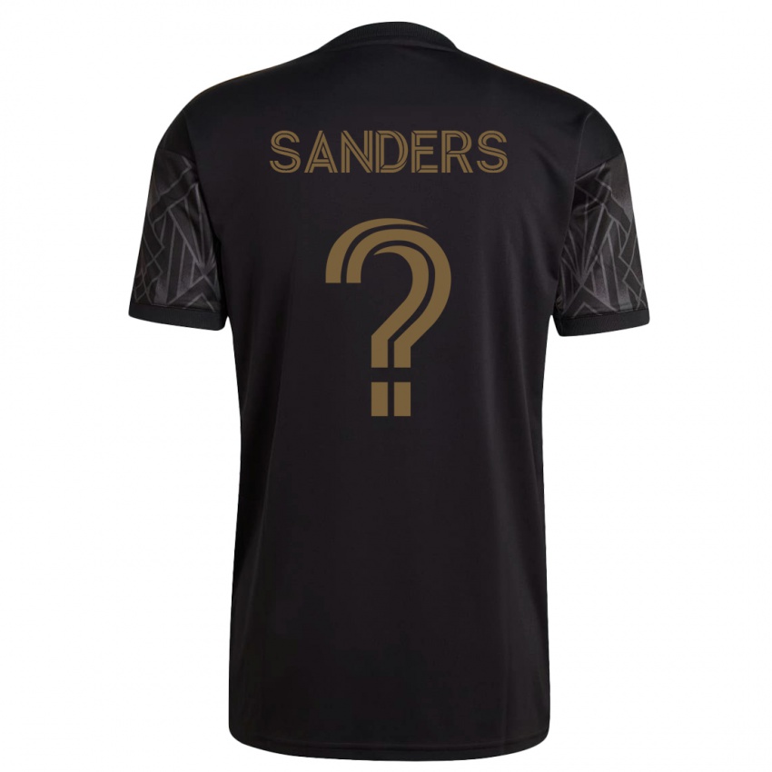 Herren Adrian Sanders #0 Schwarz Heimtrikot Trikot 2023/24 T-Shirt