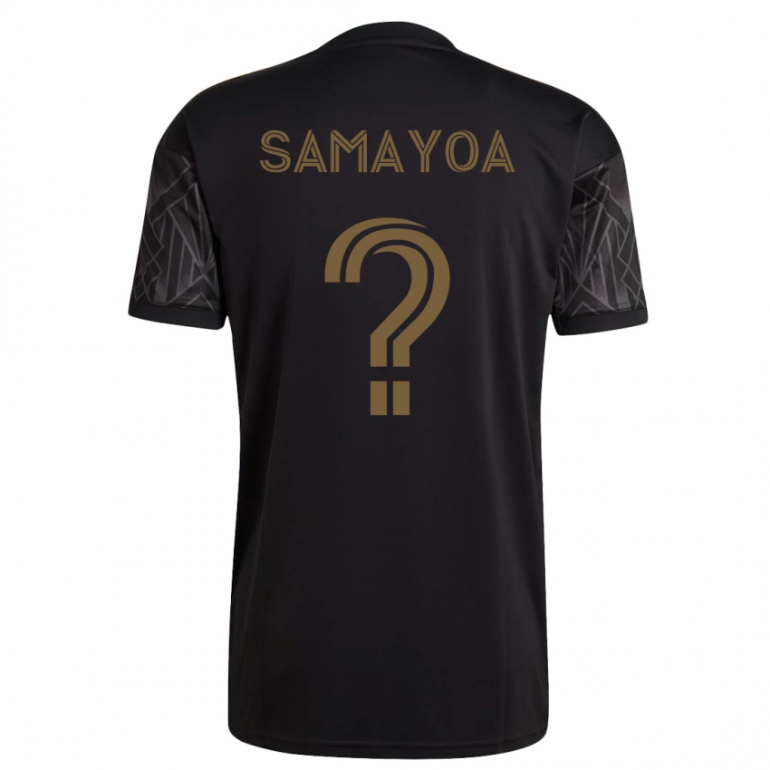 Herren Adriano Samayoa #0 Schwarz Heimtrikot Trikot 2023/24 T-Shirt