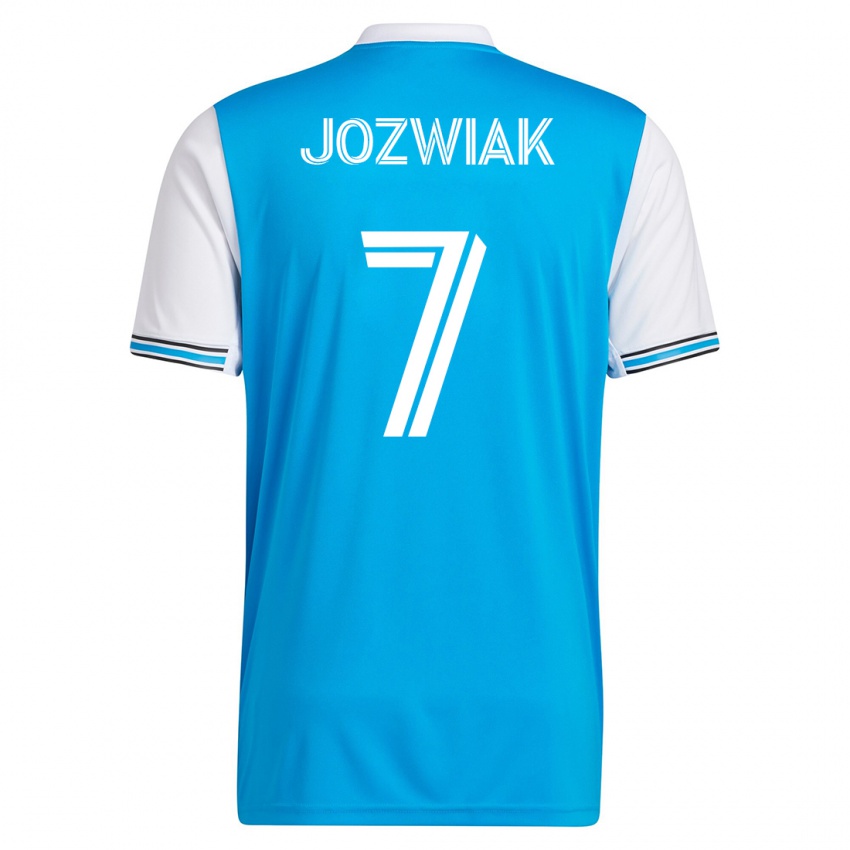Herren Kamil Józwiak #7 Blau Heimtrikot Trikot 2023/24 T-Shirt