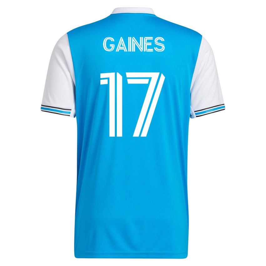 Herren Mckinze Gaines #17 Blau Heimtrikot Trikot 2023/24 T-Shirt