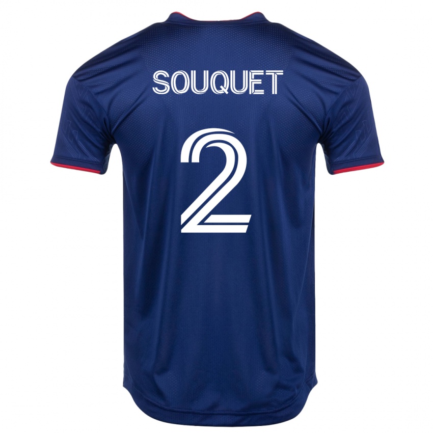 Herren Arnaud Souquet #2 Marine Heimtrikot Trikot 2023/24 T-Shirt