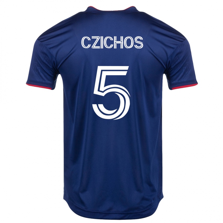 Herren Rafael Czichos #5 Marine Heimtrikot Trikot 2023/24 T-Shirt