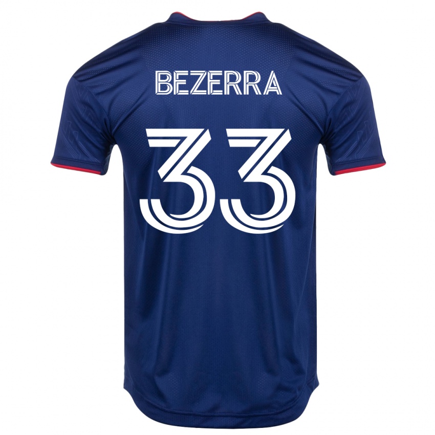 Herren Victor Bezerra #33 Marine Heimtrikot Trikot 2023/24 T-Shirt
