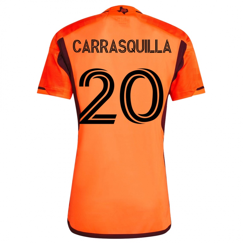 Herren Adalberto Carrasquilla #20 Orangefarben Heimtrikot Trikot 2023/24 T-Shirt