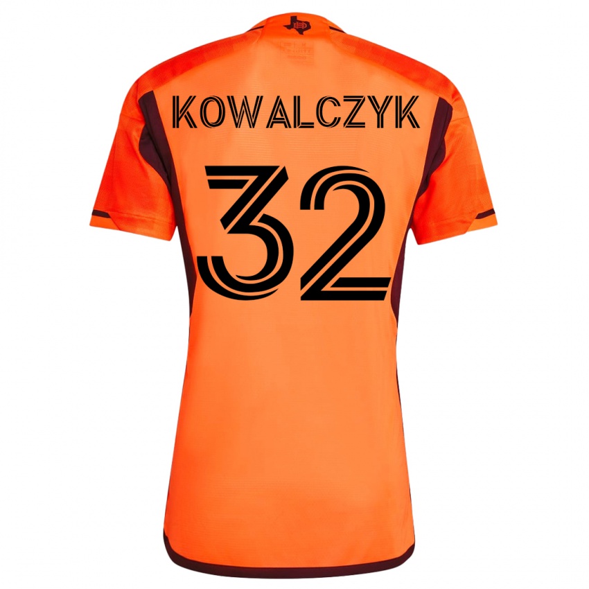 Herren Sebastian Kowalczyk #32 Orangefarben Heimtrikot Trikot 2023/24 T-Shirt