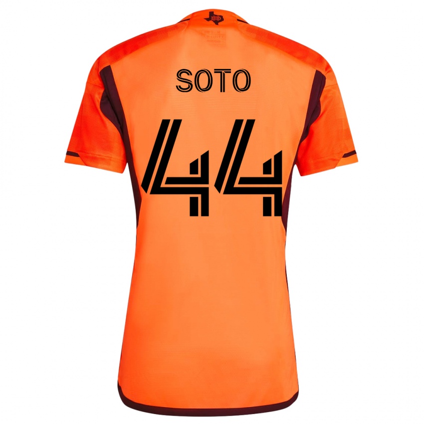 Herren Ezekiel Soto #44 Orangefarben Heimtrikot Trikot 2023/24 T-Shirt