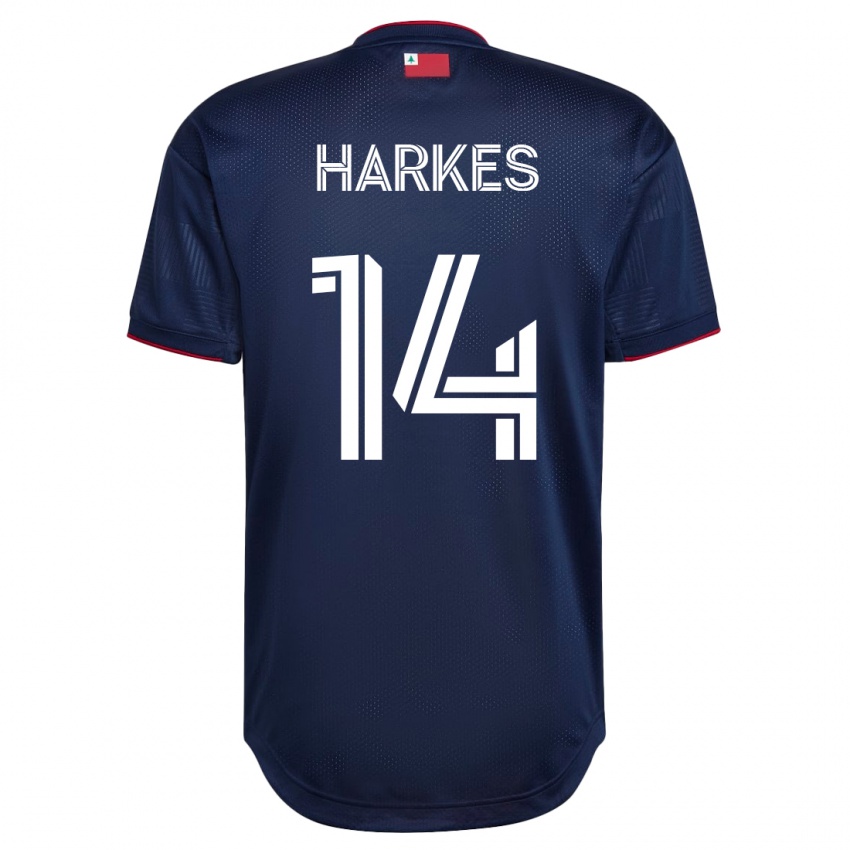 Herren Ian Harkes #14 Marine Heimtrikot Trikot 2023/24 T-Shirt