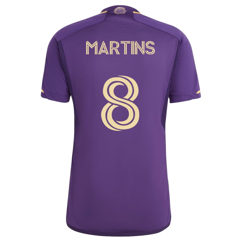 Herren Felipe Martins #8 Violett Heimtrikot Trikot 2023/24 T-Shirt