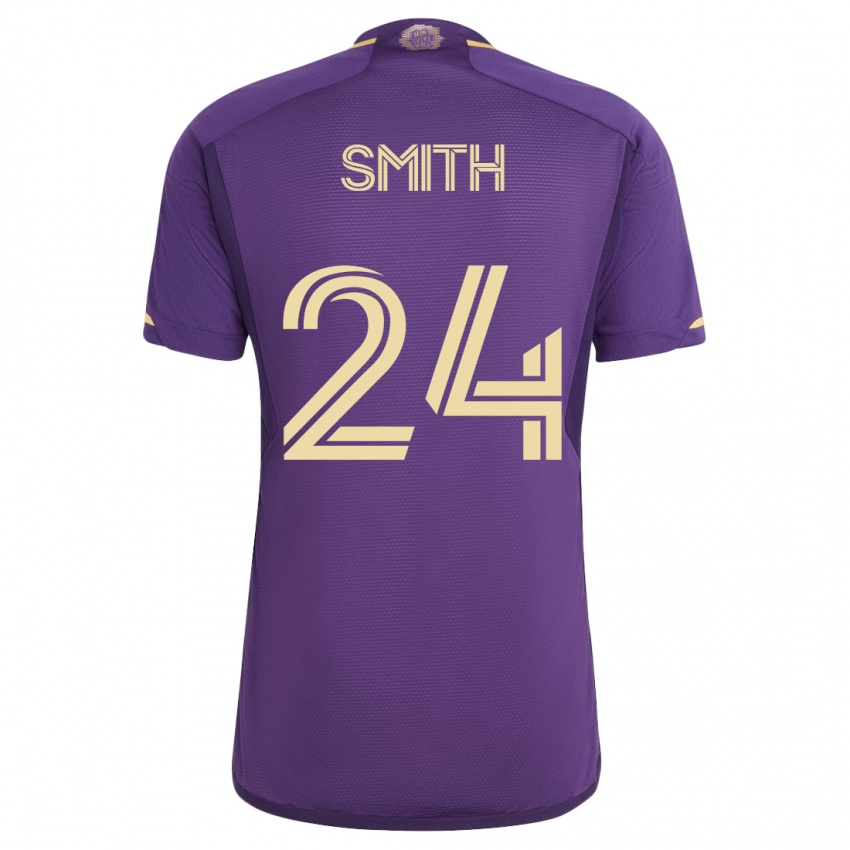 Herren Kyle Smith #24 Violett Heimtrikot Trikot 2023/24 T-Shirt
