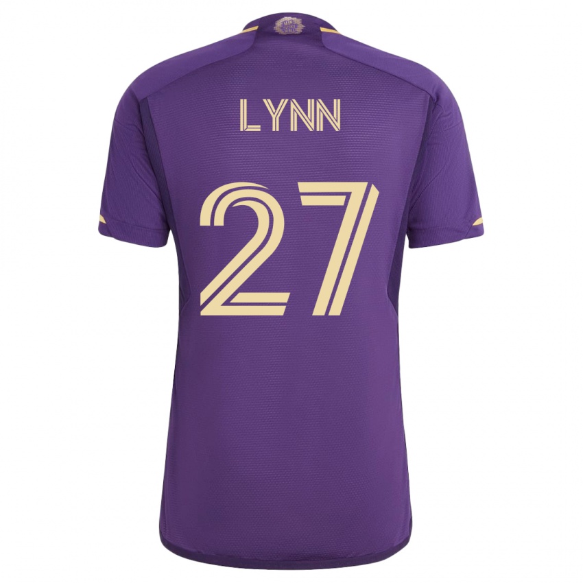 Herren Jack Lynn #27 Violett Heimtrikot Trikot 2023/24 T-Shirt