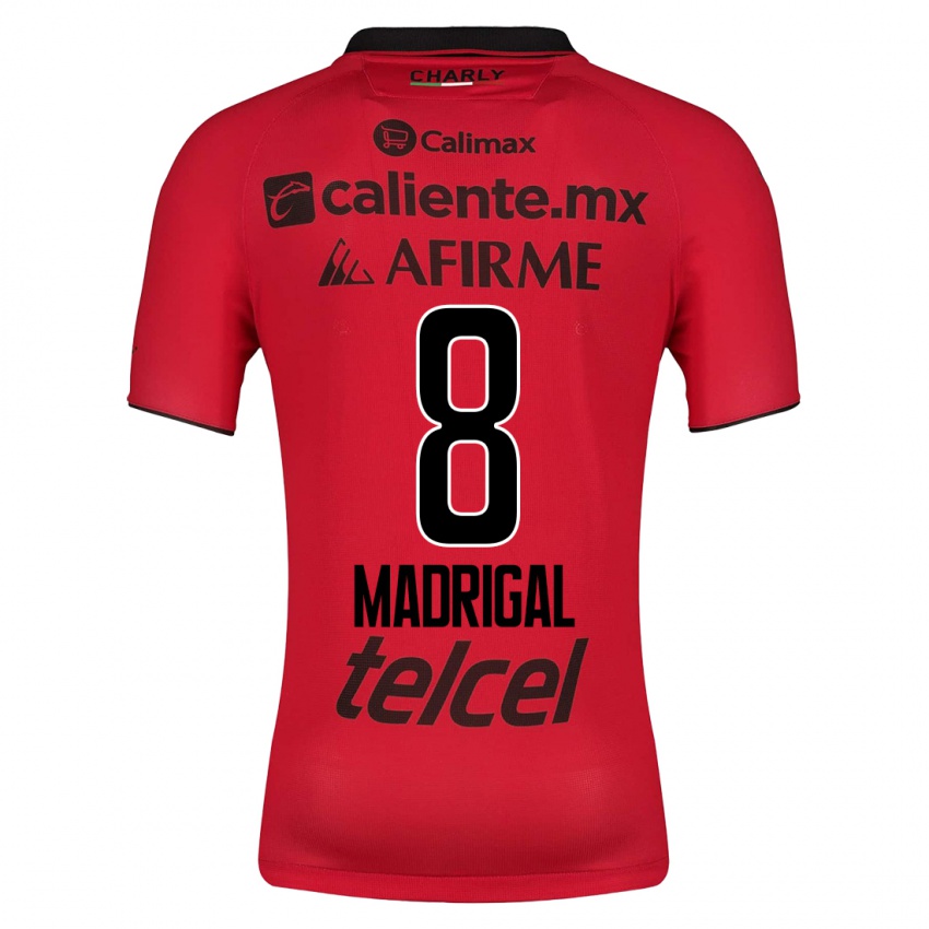 Herren Fernando Madrigal #8 Rot Heimtrikot Trikot 2023/24 T-Shirt
