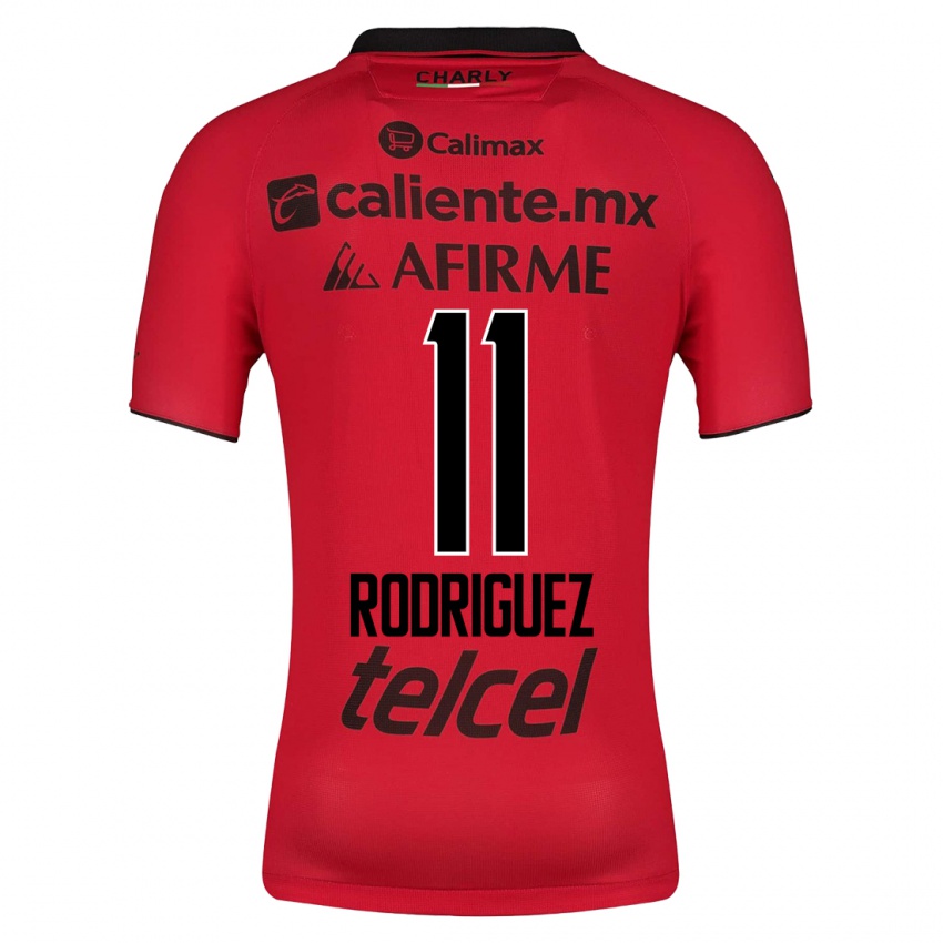 Herren Lucas Rodriguez #11 Rot Heimtrikot Trikot 2023/24 T-Shirt