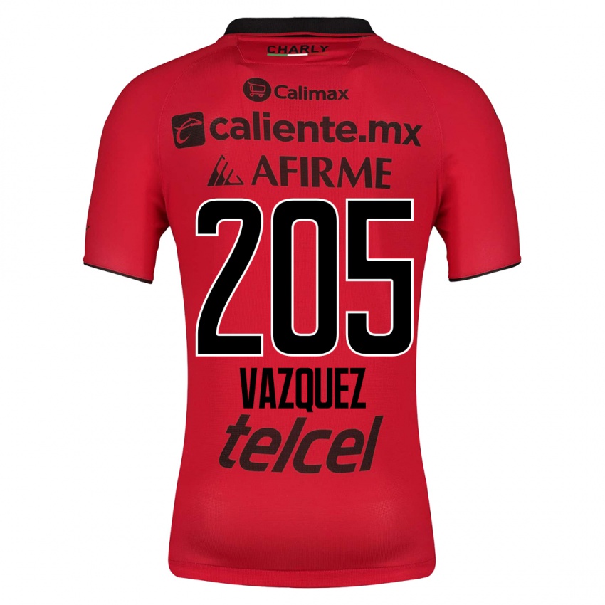 Herren Aldair Vázquez #205 Rot Heimtrikot Trikot 2023/24 T-Shirt
